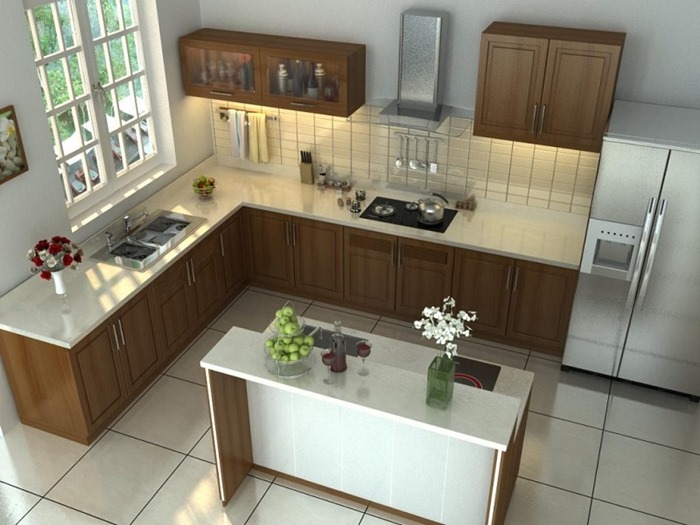 Gợi ý cách bố trí thiết kế nhà bếp nhỏ hẹp vừa tiện nghi vừa hiện đại
